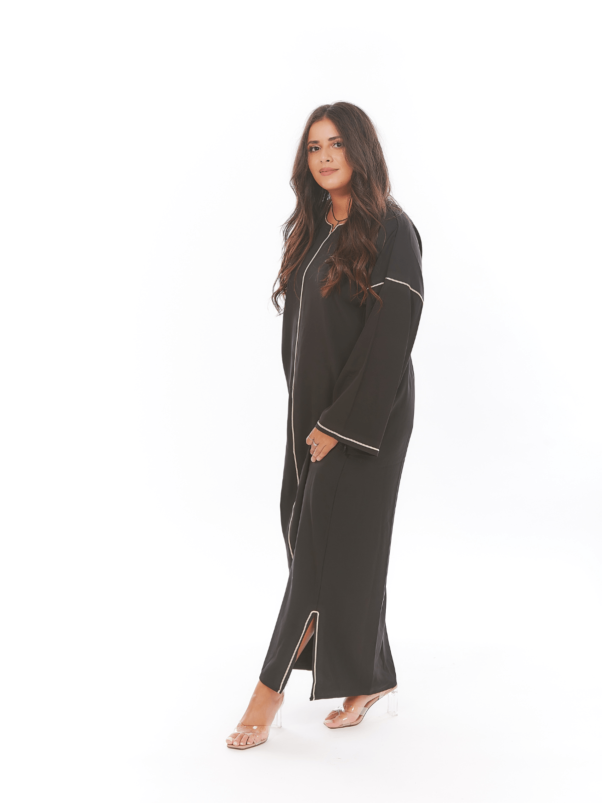 Abaya Afzim à broderie berbère