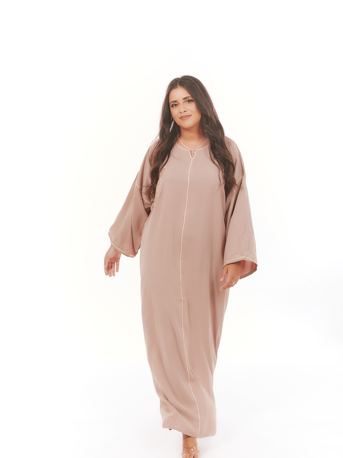 Abaya Afzim à broderie berbère