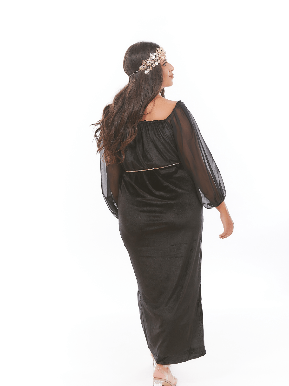 Caftan Jasmine en velours de soie