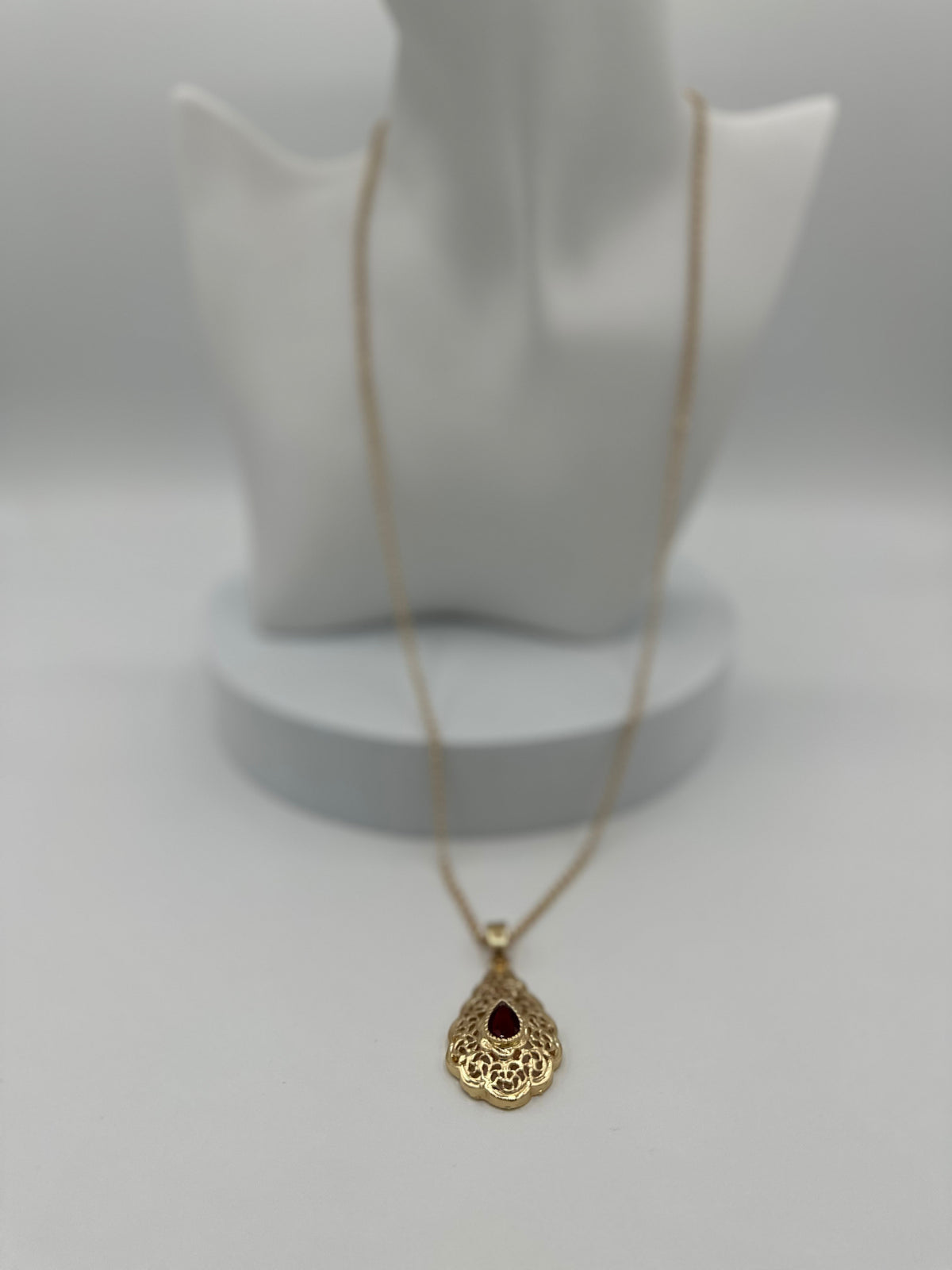 Collier traditionnel algérien Pierre colorée