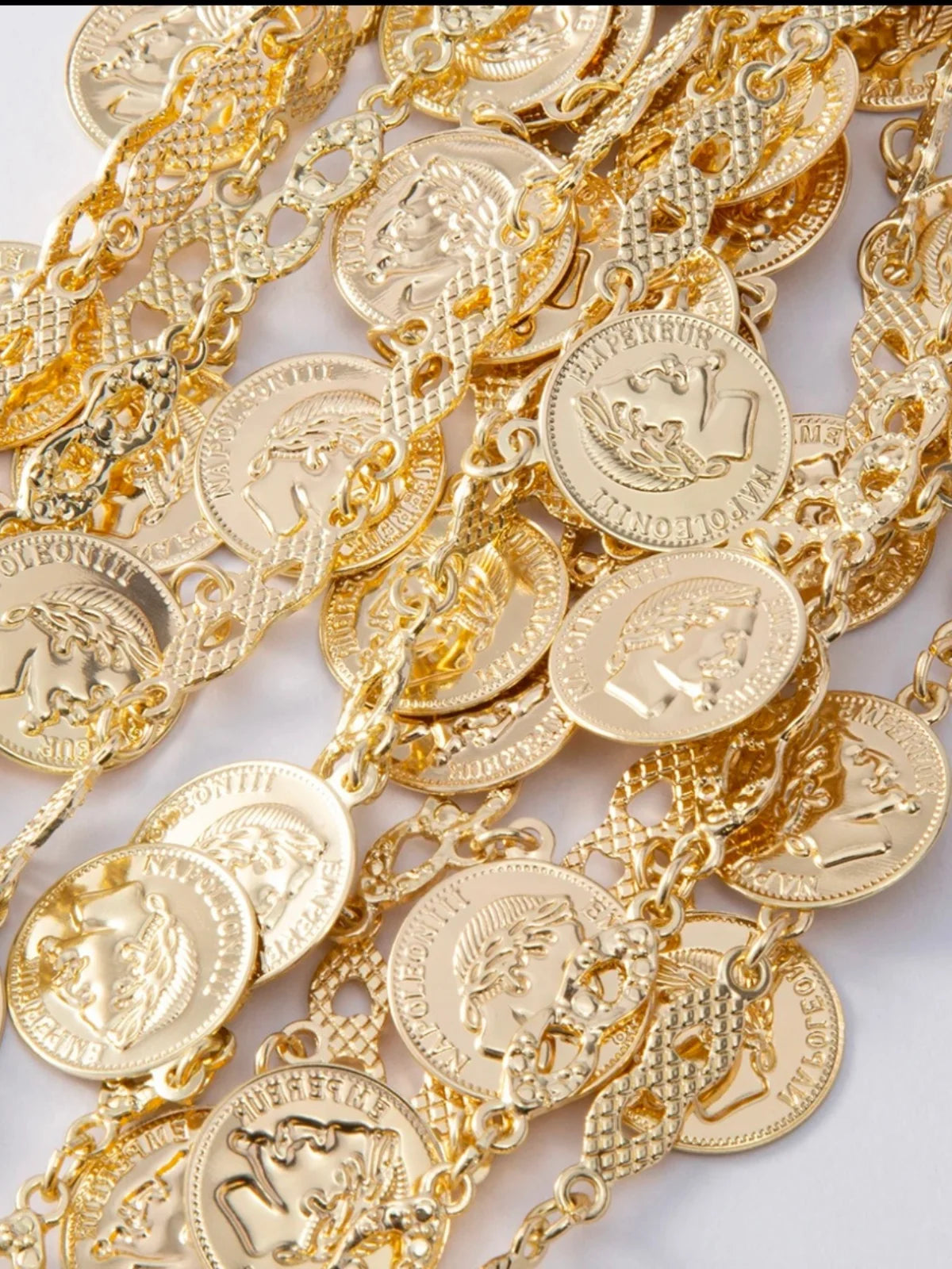 Collier multiples chaînes algérien