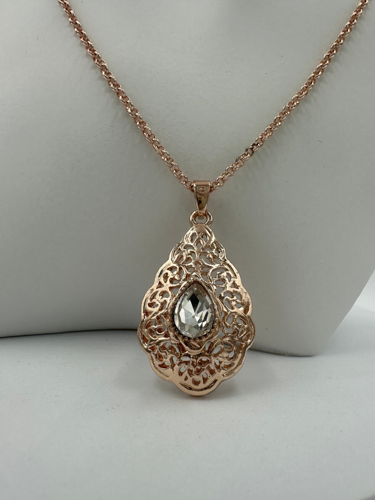 Collier traditionnel algérien Pierre colorée