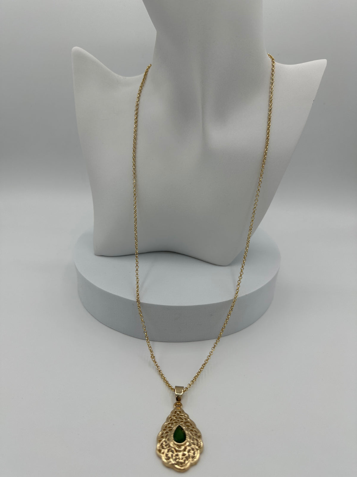 Collier traditionnel algérien Pierre colorée