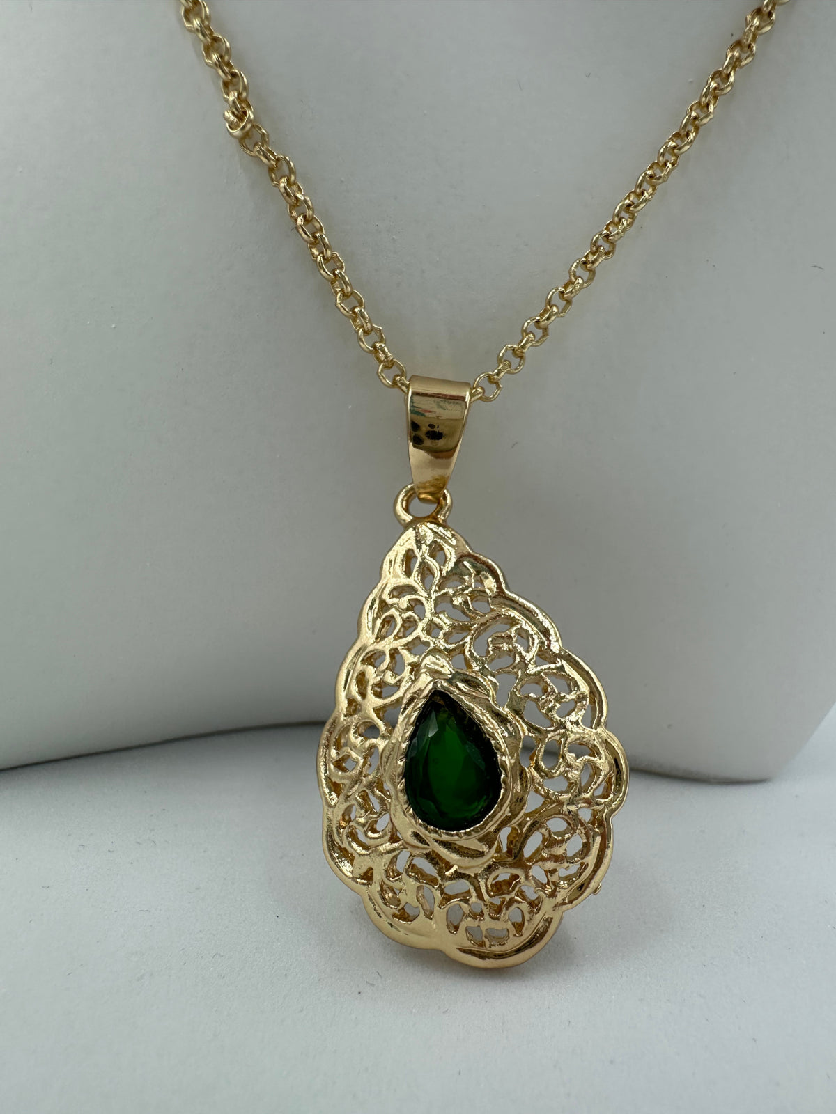Collier traditionnel algérien Pierre colorée