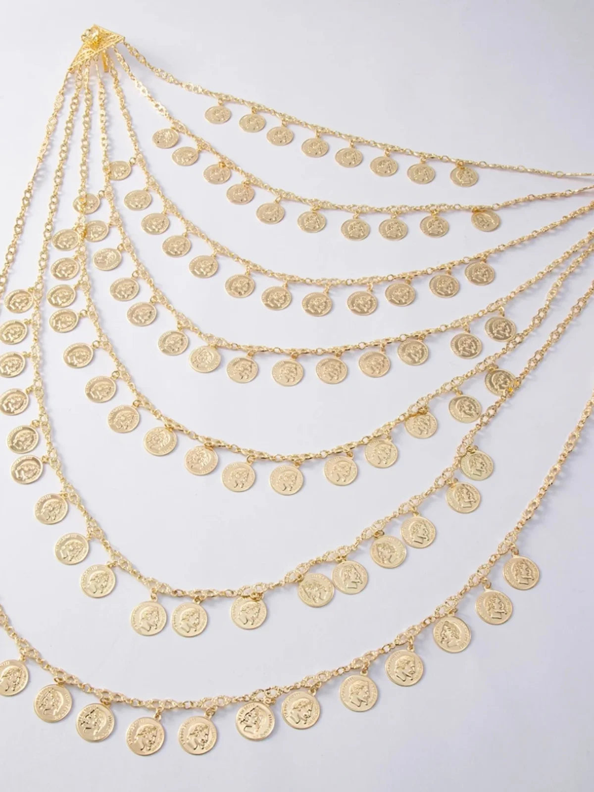 Collier multiples chaînes algérien