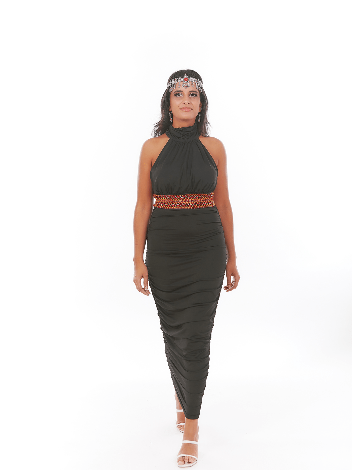 Robe plissée Kahina inspiration kabyle