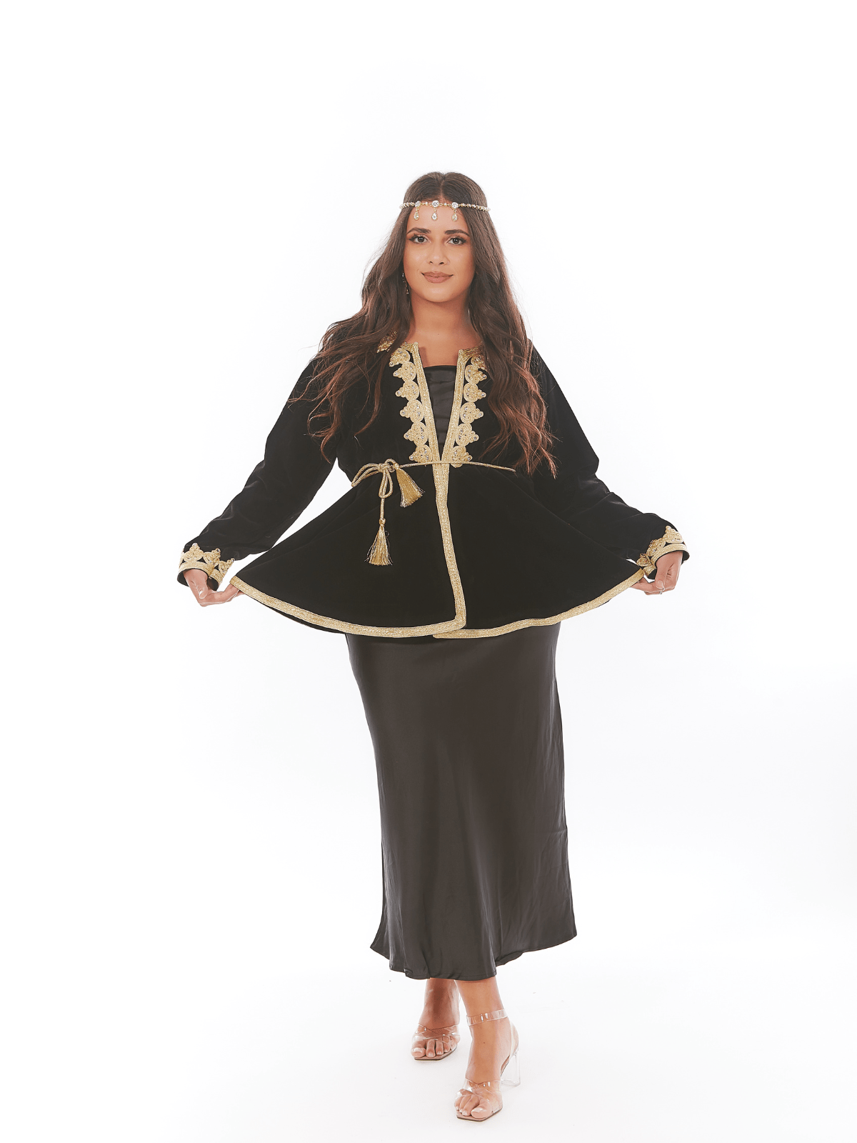 Veste de karakou algérien évasée