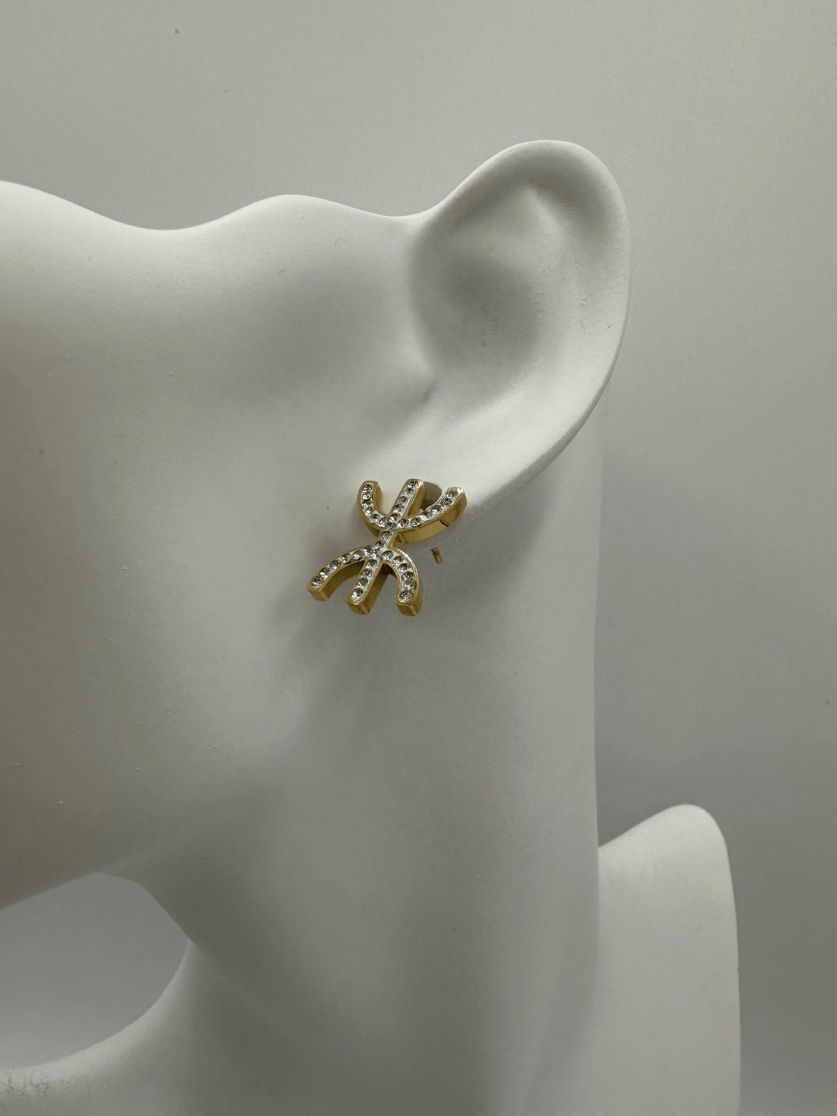 Boucles d'oreilles Yaz Strass