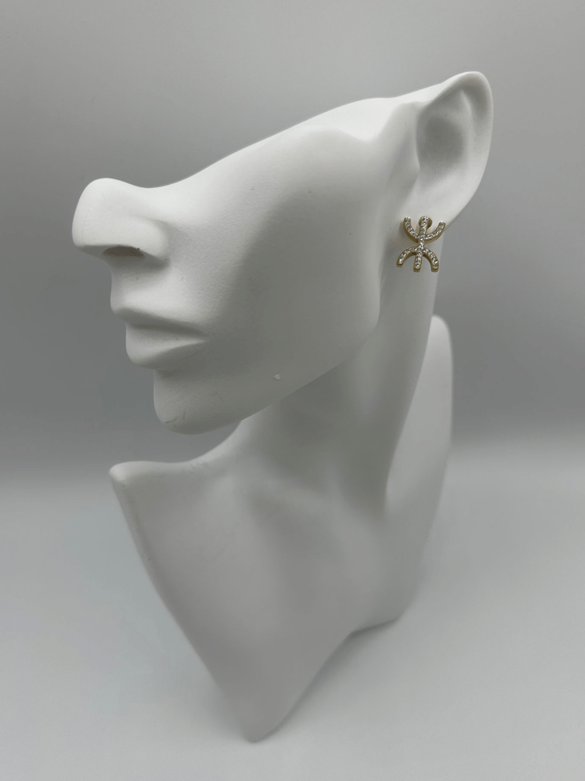 Boucles d'oreilles Yaz Strass