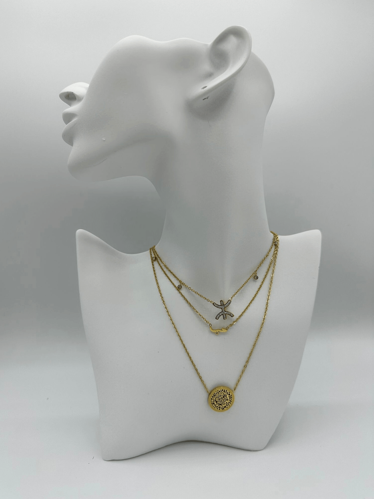 Collier trois rangs symboles arabo-berbère