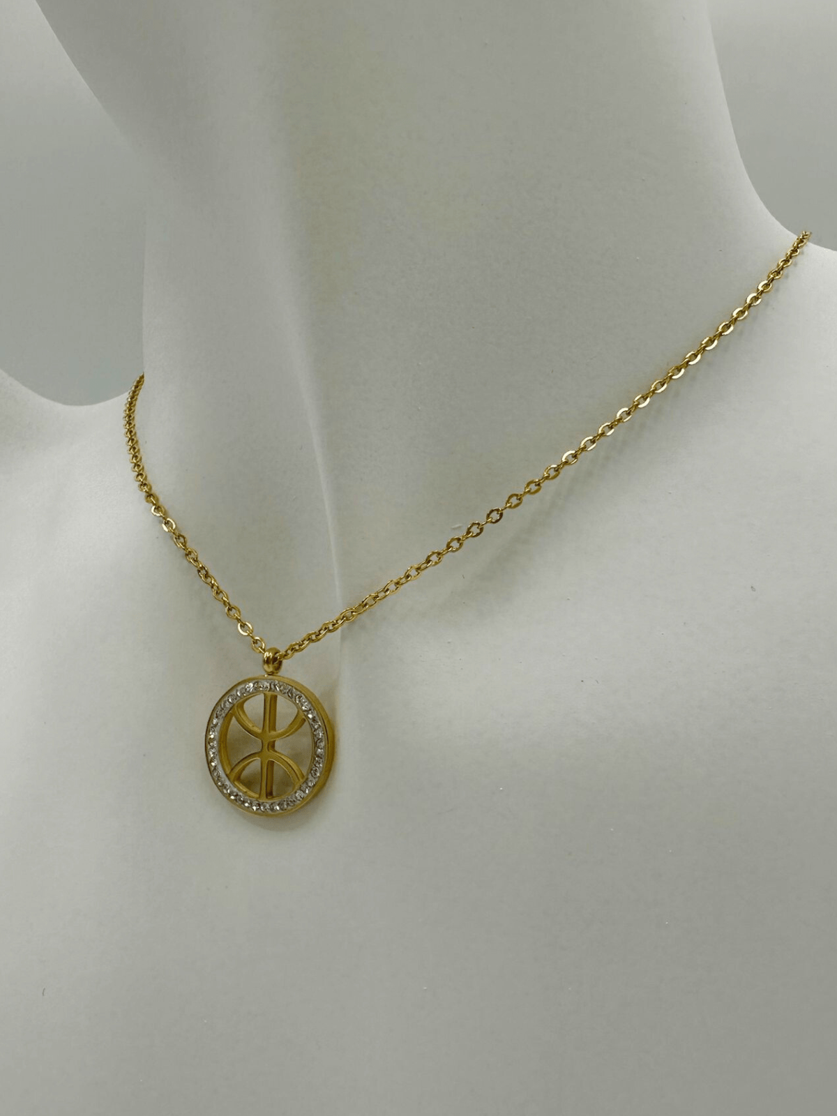 Collier Yaz encerclé à strass