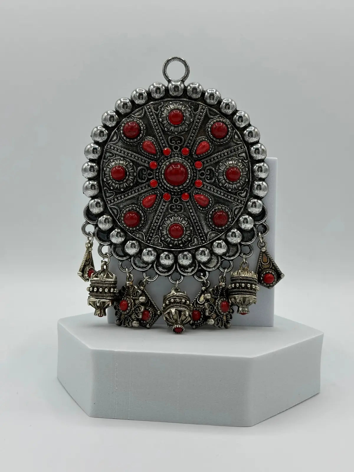 Broche Kabyle rouge