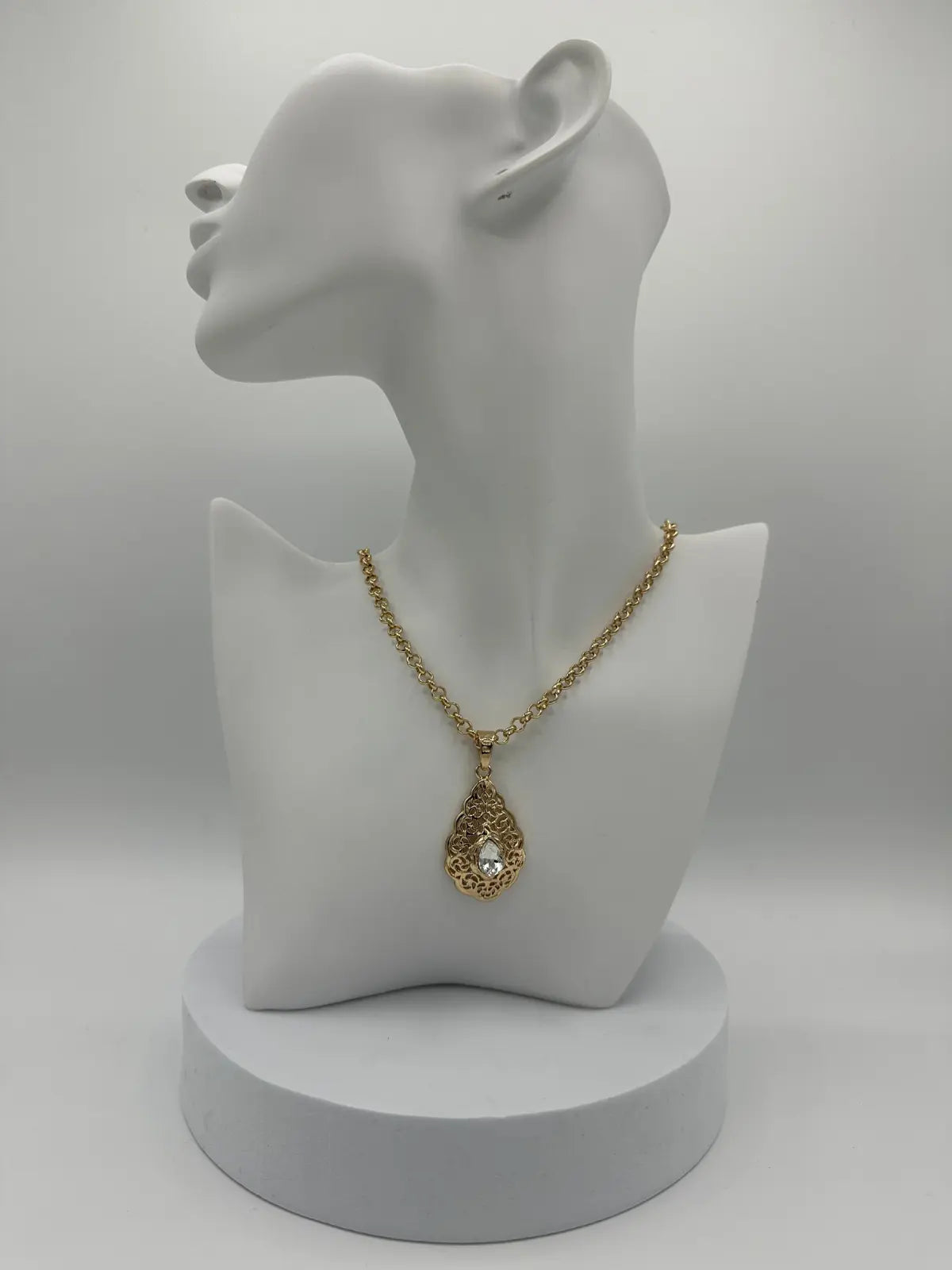 Collier traditionnel algérien Pierre colorée