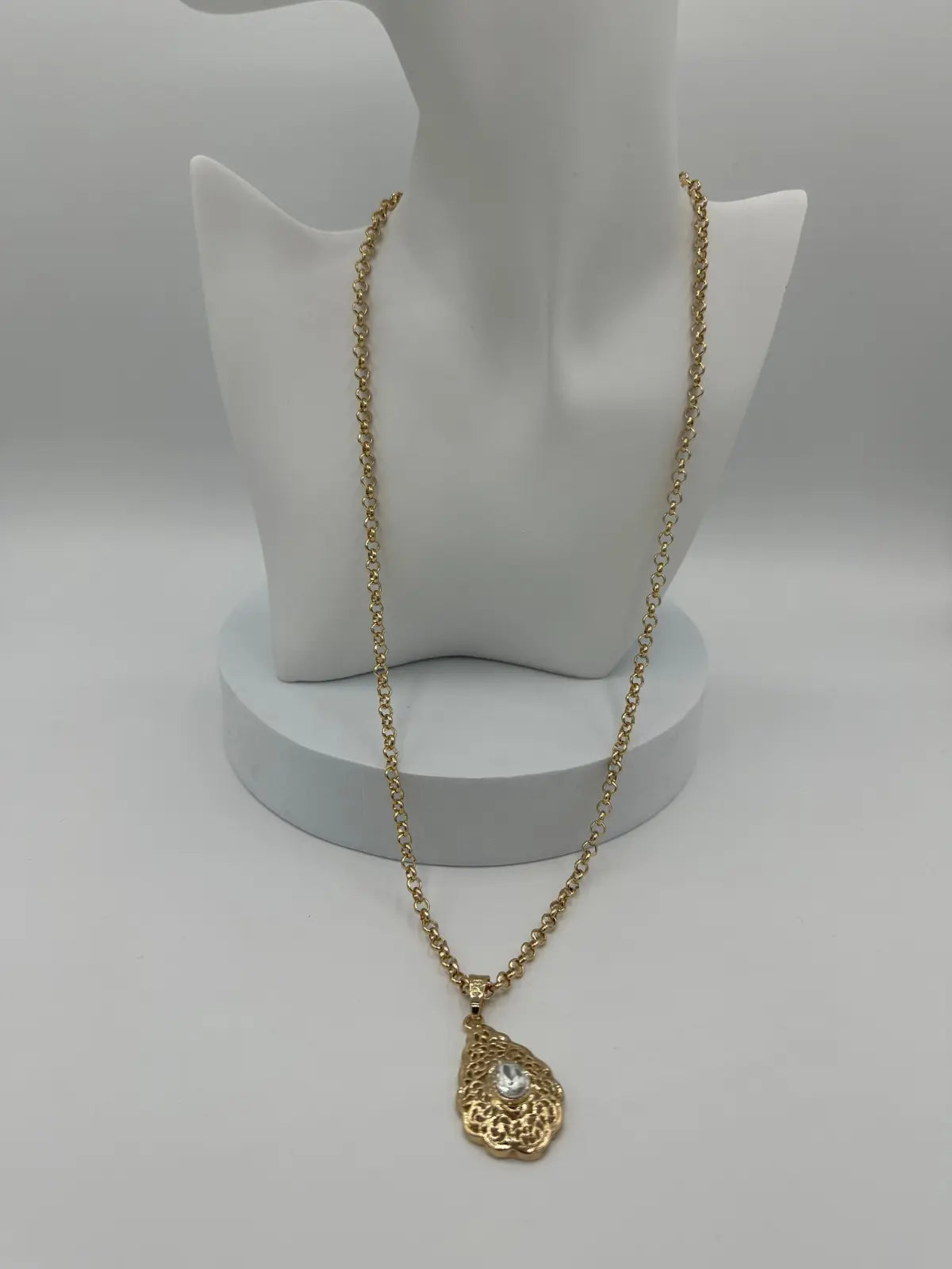 Collier traditionnel algérien Pierre colorée