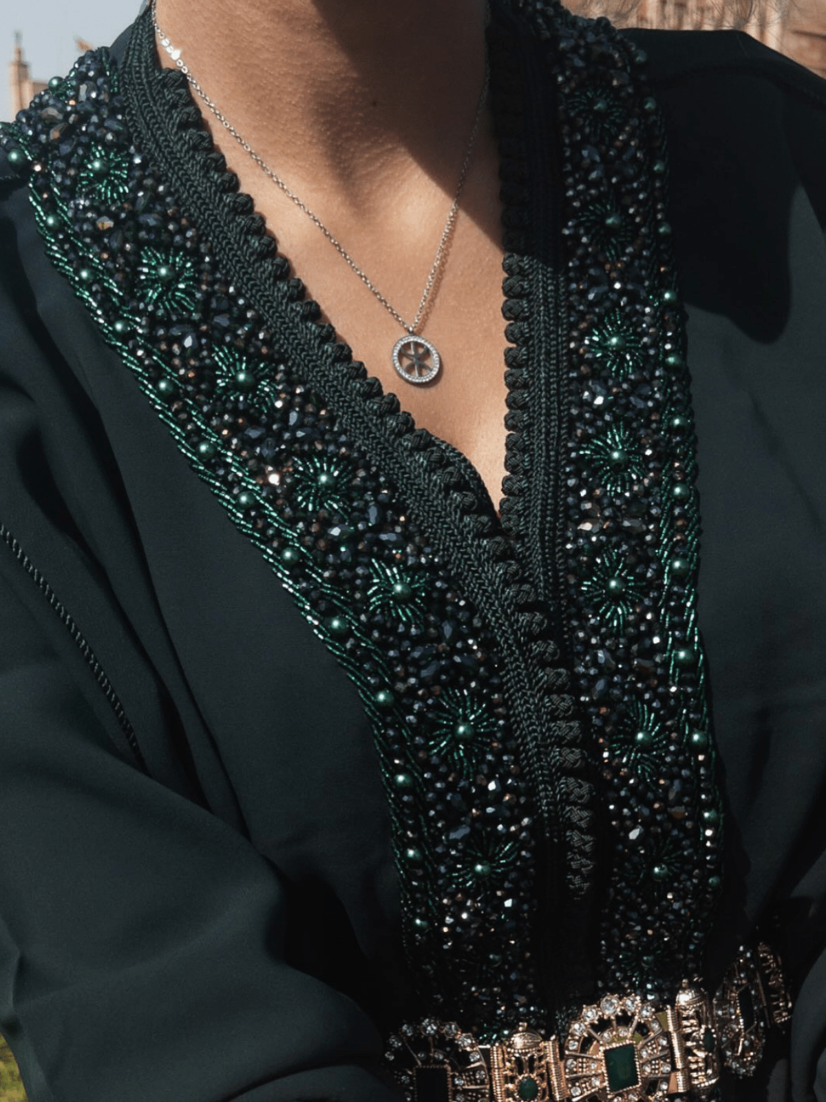 Collier Yaz encerclé à strass