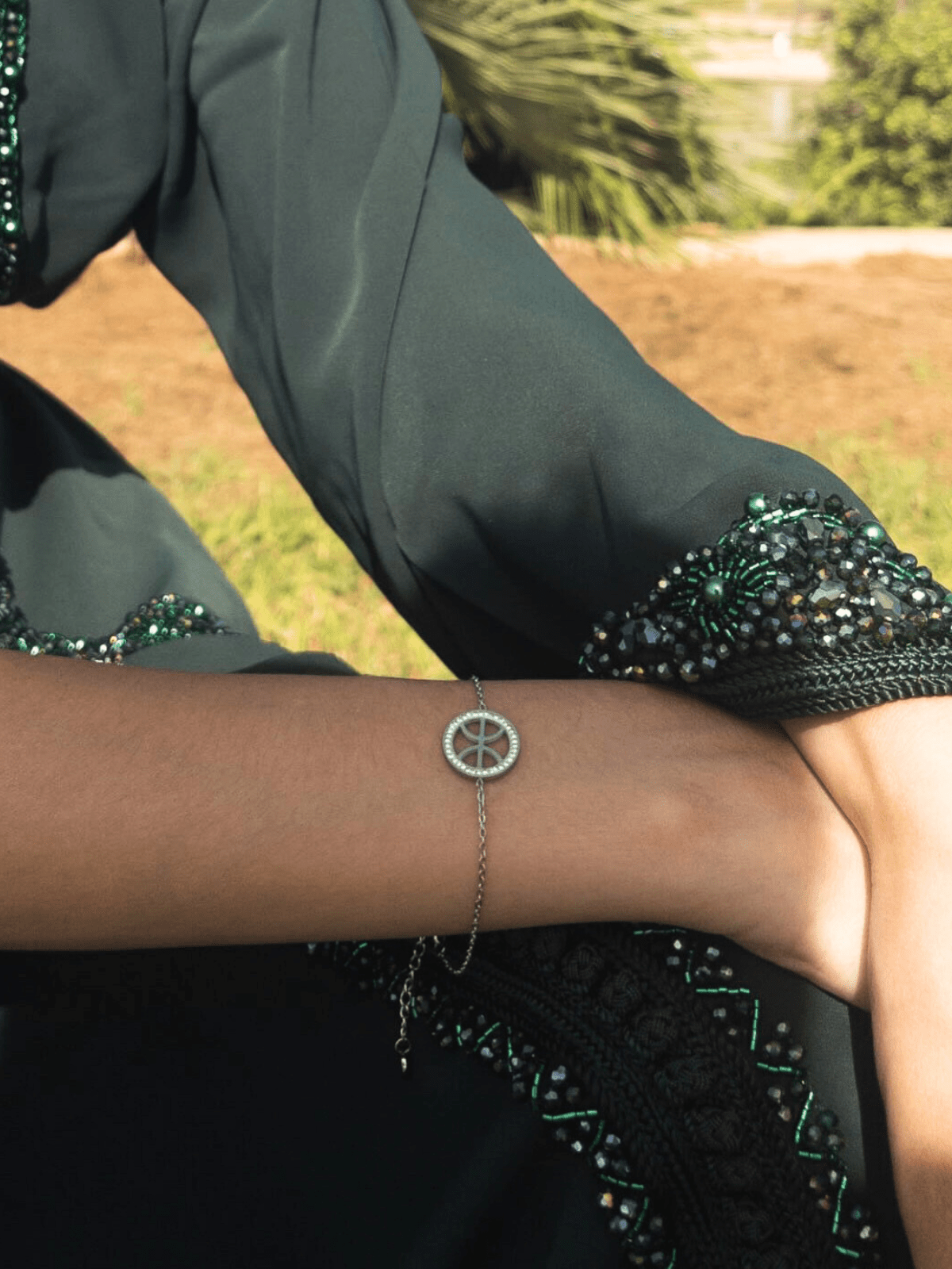 Bracelet Yaz encerclé à strass