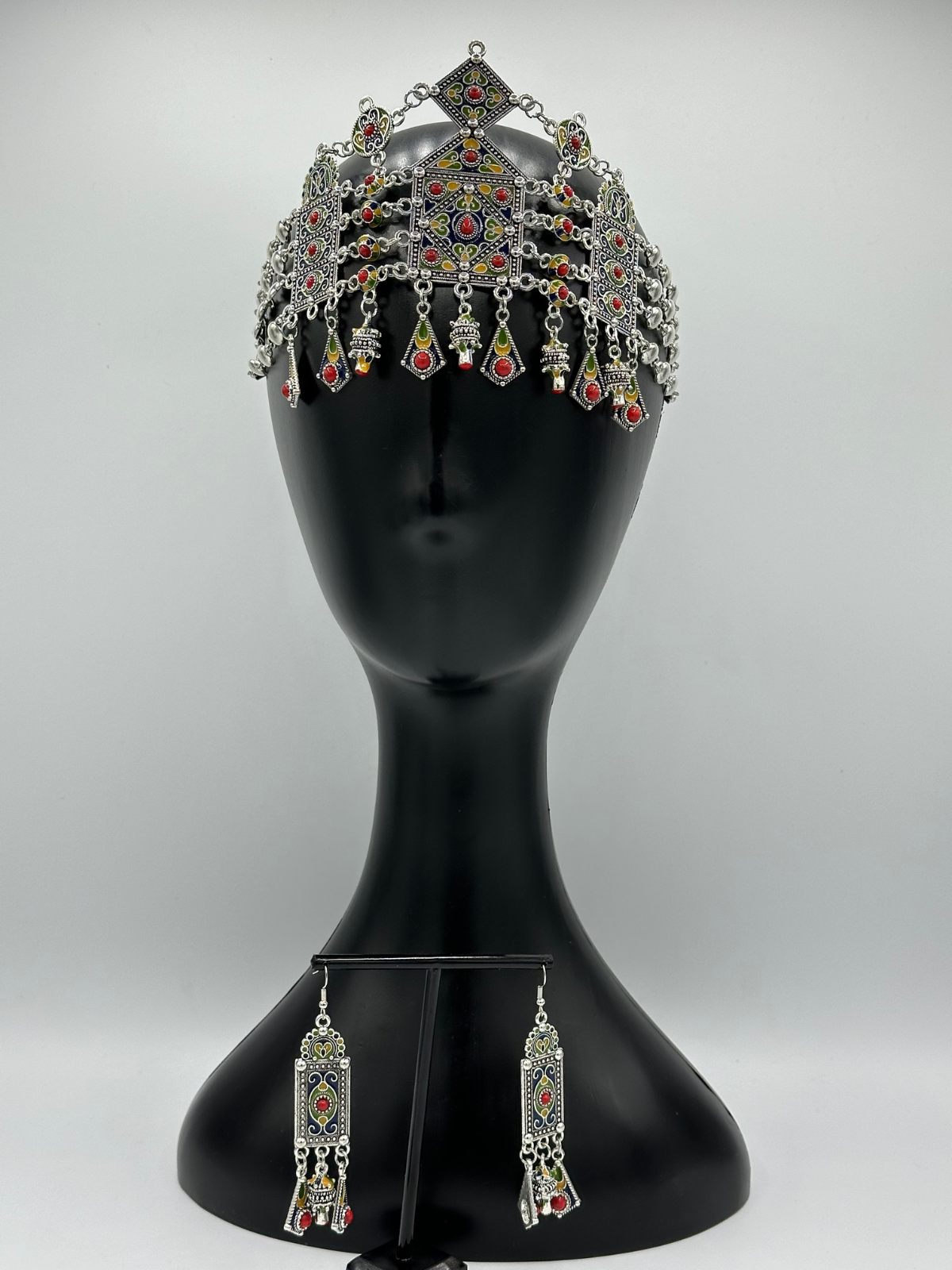 Parure Kabyle – Damya Coloré  -  Bijoux & accessoires